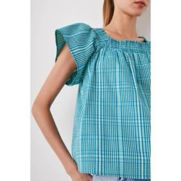 NWT - RAILS Sonora Top in Augusta Mini Check - Size M - Picture 3 of 6